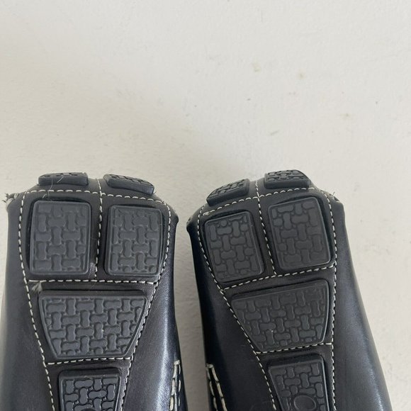 Cole Haan Womens Trillby Driving Penny Loafer Shoes Black Slip On Moc Toe 8AA - Picture 10 of 10